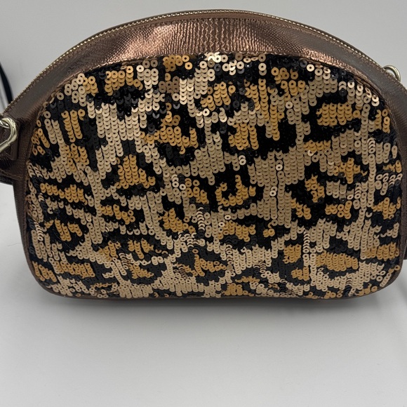 Sharif Gold and Black Sequin Crossbody or Clutch